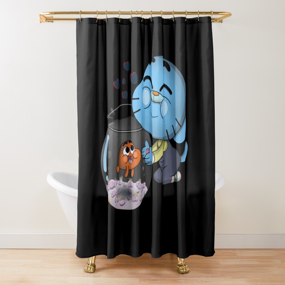 The Amazing World Of Gumball Lover Day Gift Shower Curtain