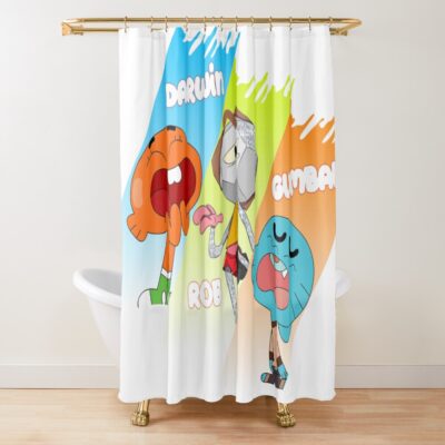 Friends And Villains Shower Curtain