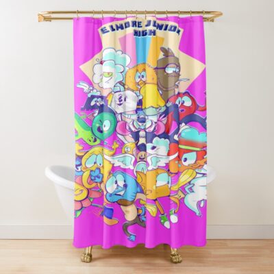 The Amazing World Of Gumball The School Shower Curtain