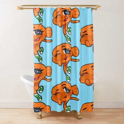 Anime Darwin Watterson The Amazing World Of Gumball Shower Curtain