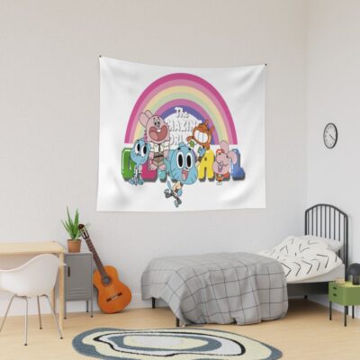 Amazing World Of Cat And Fish Tapestry