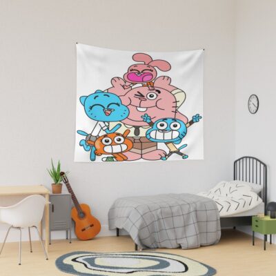 The Amazing World Of Gumball Cutest Family Tapestry