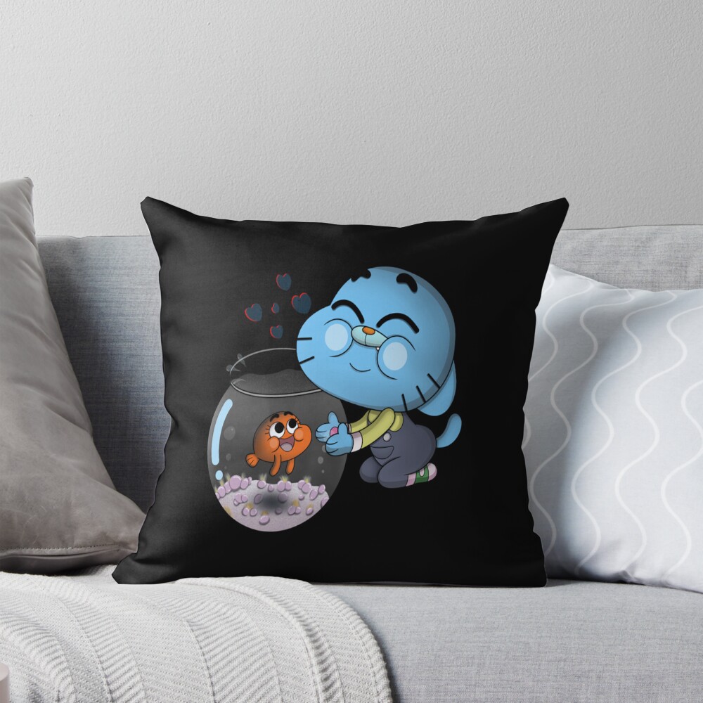 The Amazing World Of Gumball Lover Day Gift Throw Pillow